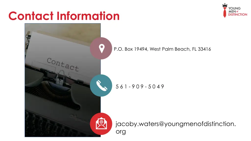 contact information