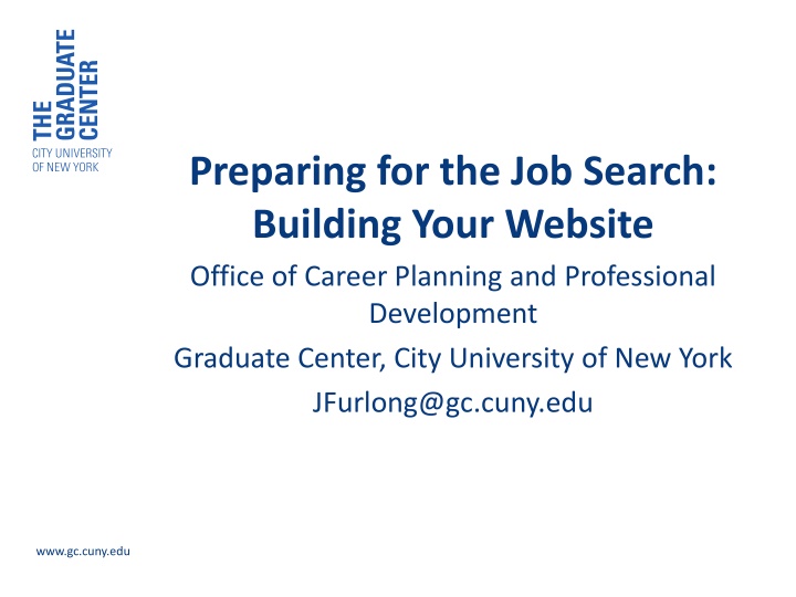 preparing for the job search building your