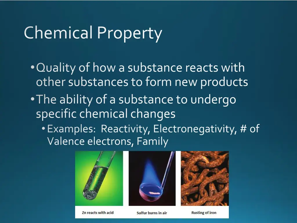 chemical property