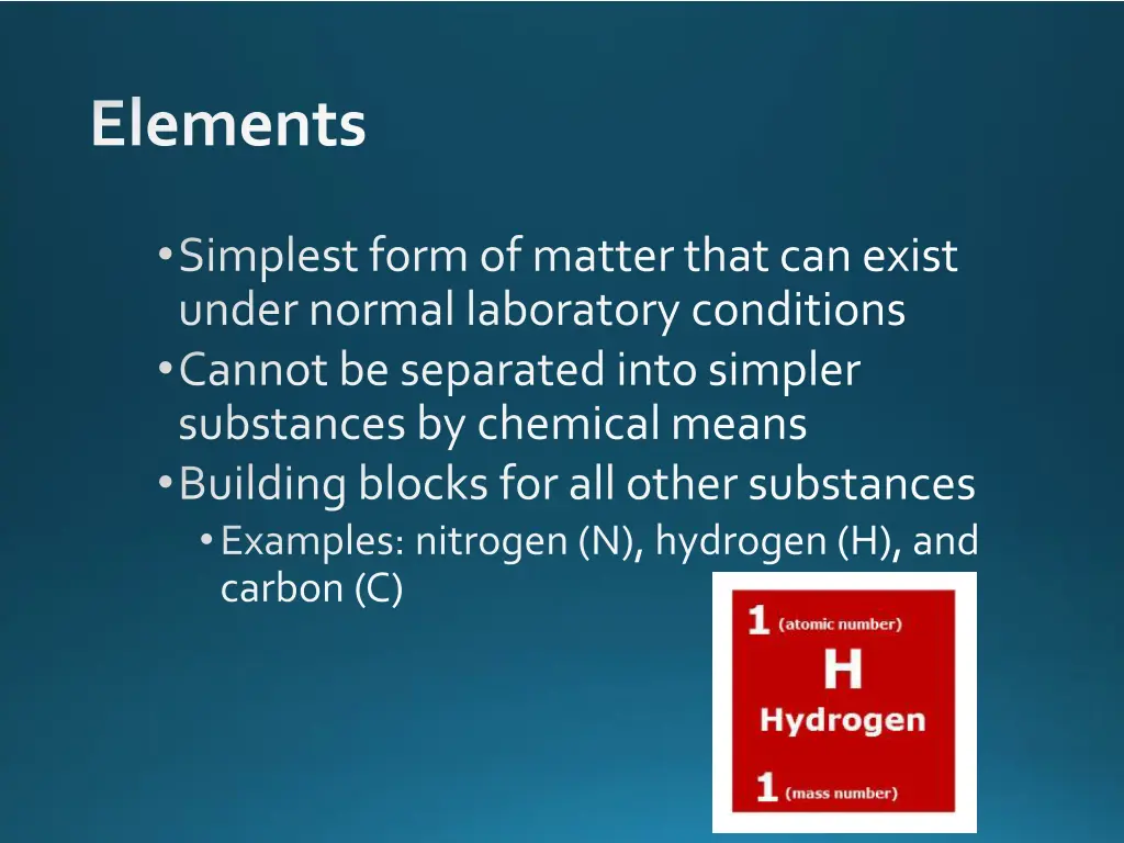 elements