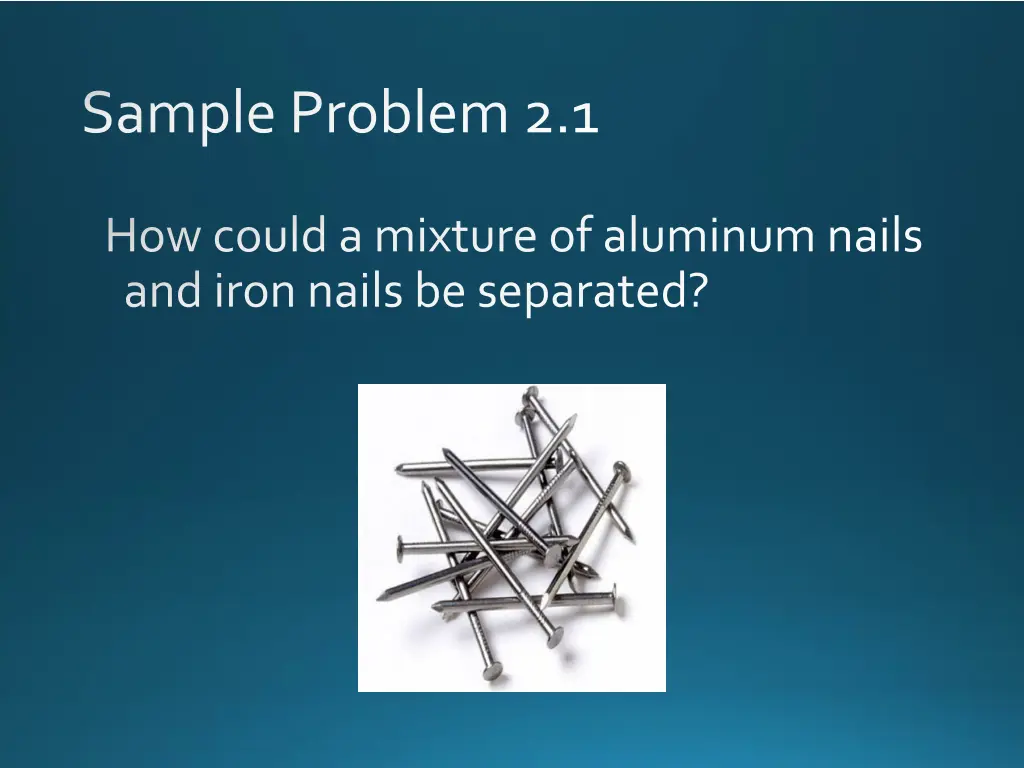 sample problem 2 1