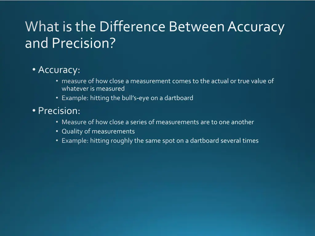 what is the difference between accuracy