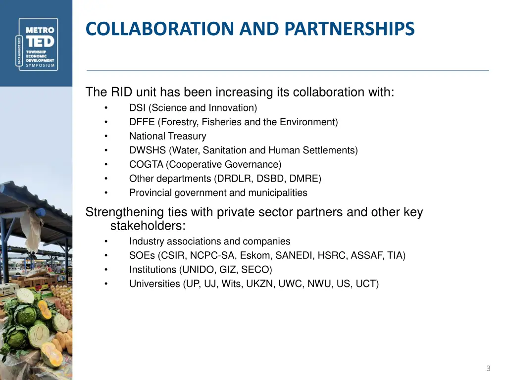 collaboration and partnerships