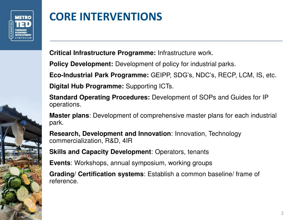 core interventions
