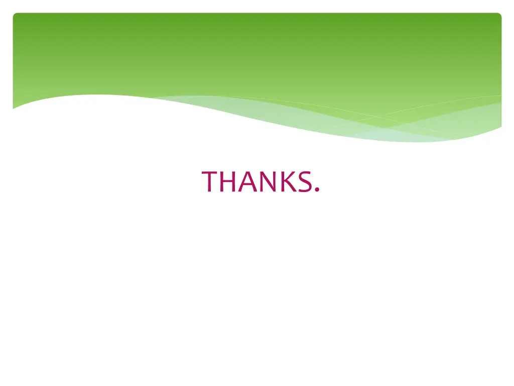 thanks