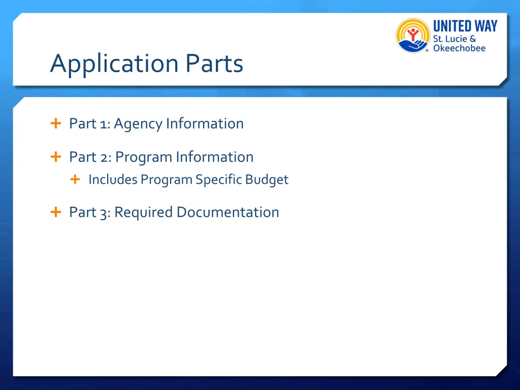 application parts