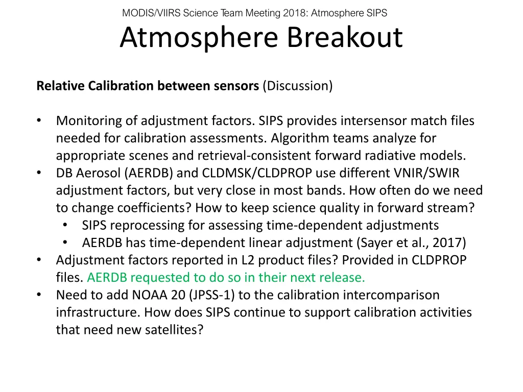 modis viirs science t eam meeting 2018 atmosphere 5