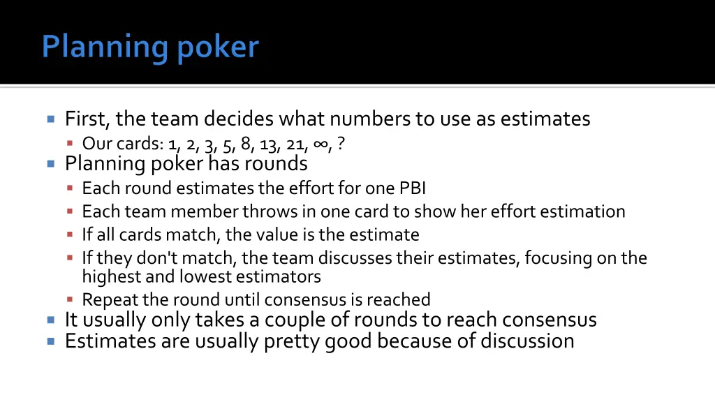 first the team decides what numbers