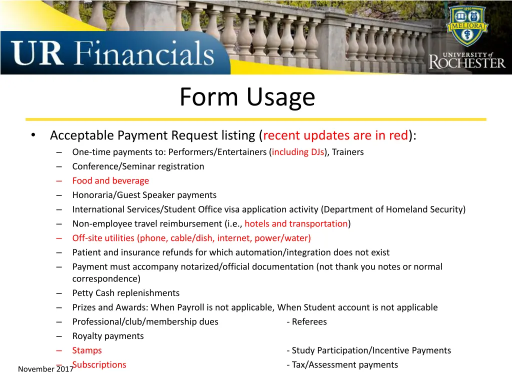 form usage 4