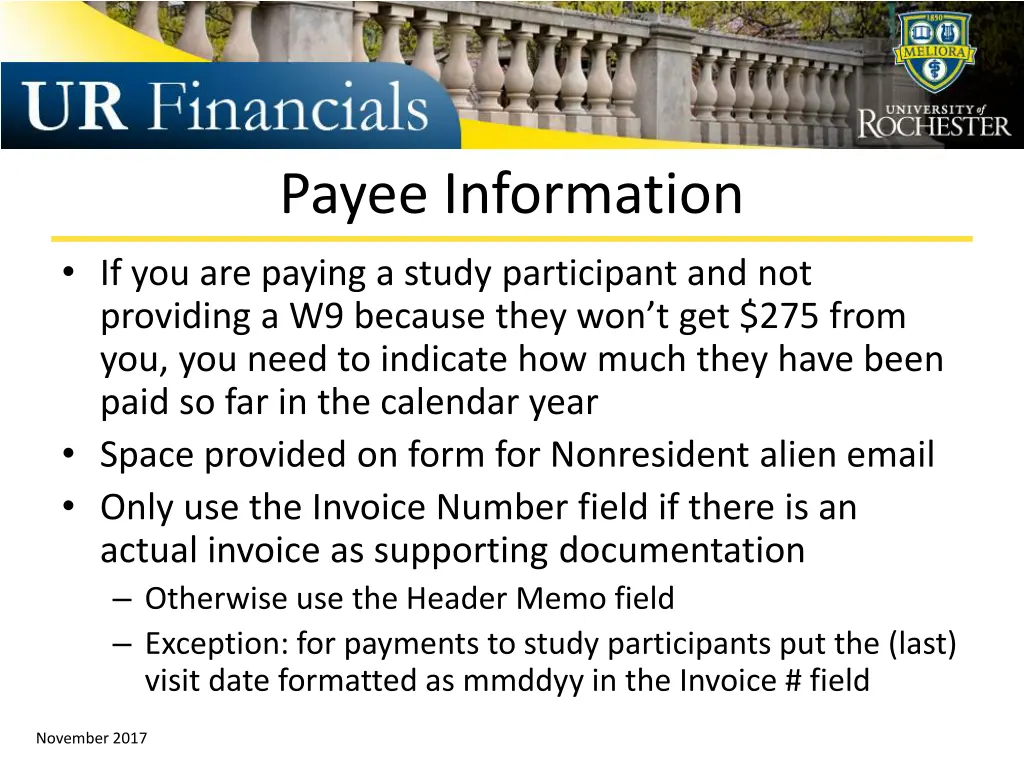 payee information 1