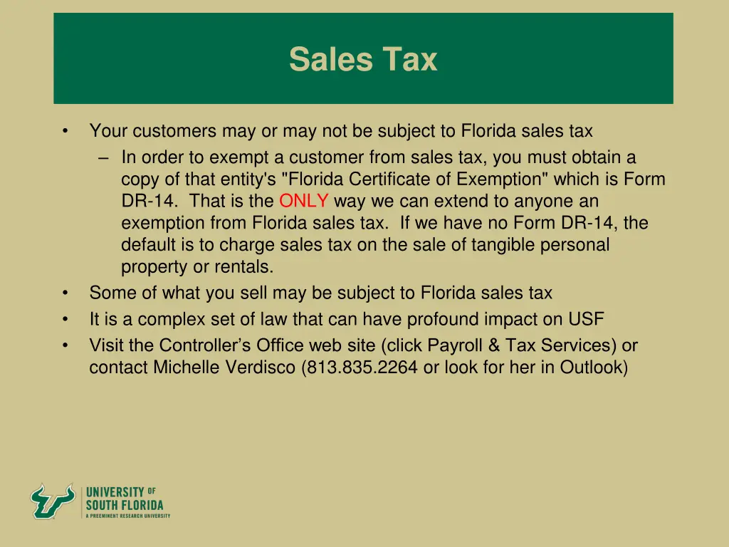 sales tax