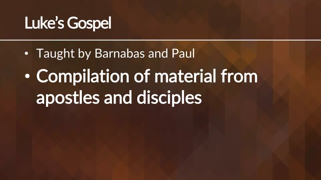 luke s gospel luke s gospel 1