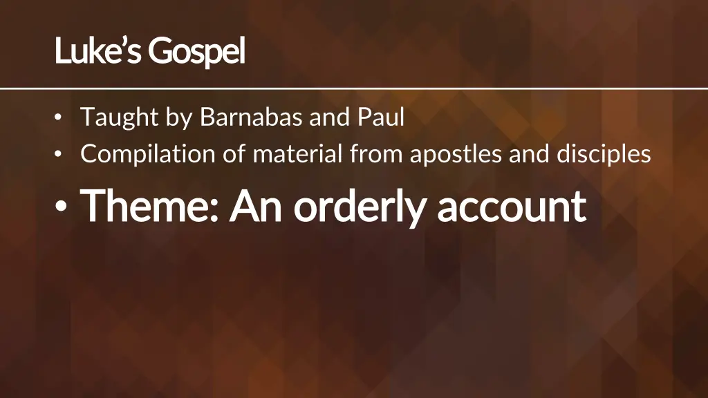 luke s gospel luke s gospel 2