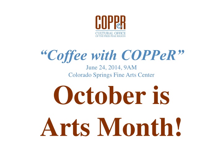coffee with copper june 24 2014 9am colorado