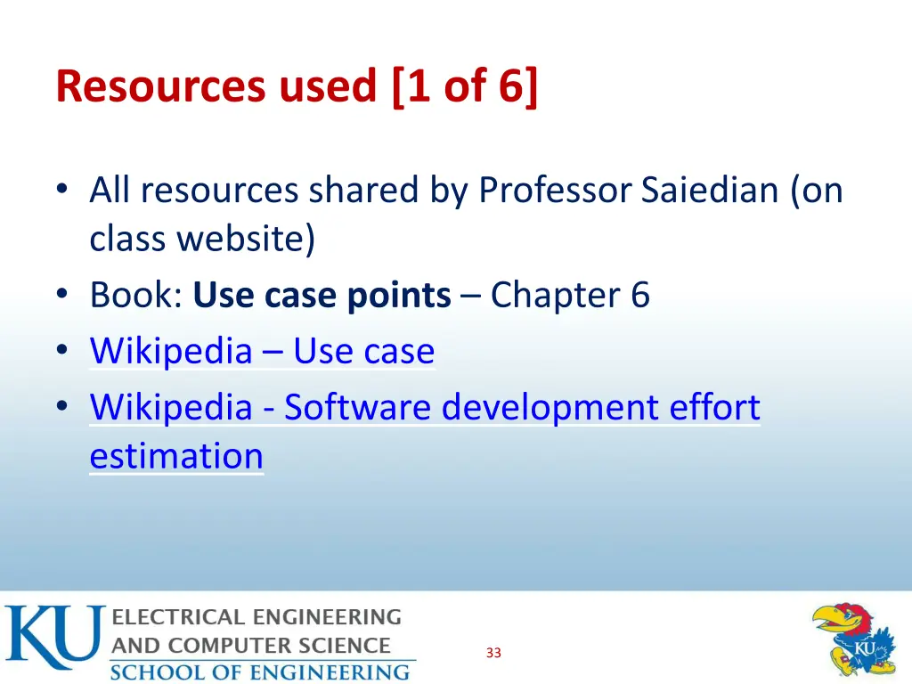 resources used 1 of 6