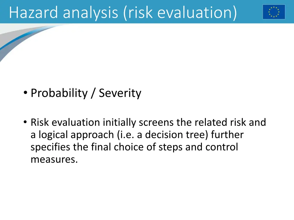 hazard analysis risk evaluation