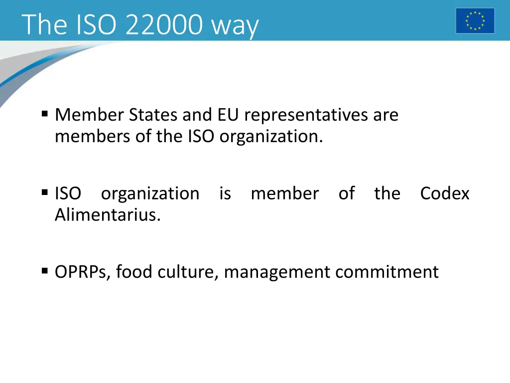 the iso 22000 way