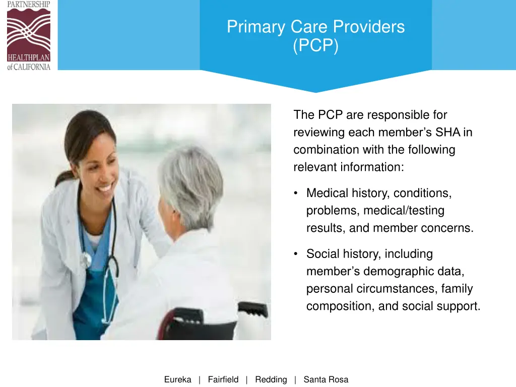 primary care providers pcp