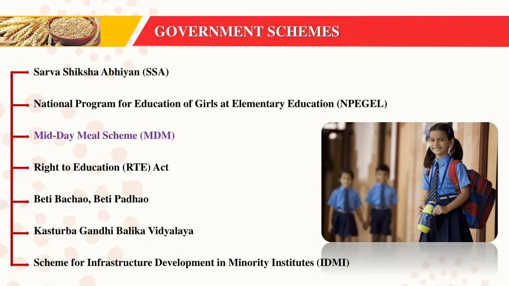 government schemes