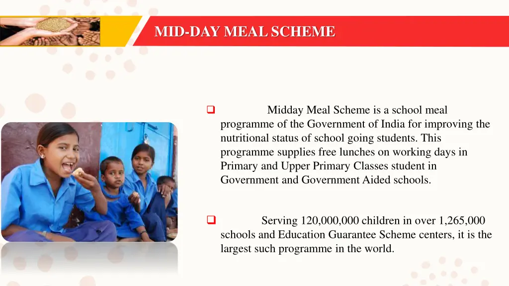 mid day meal scheme