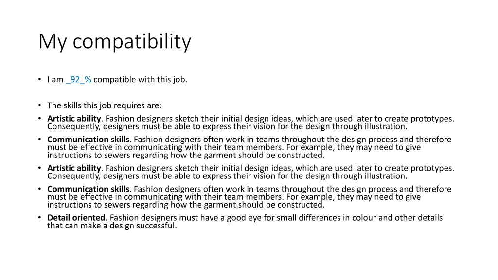 my compatibility