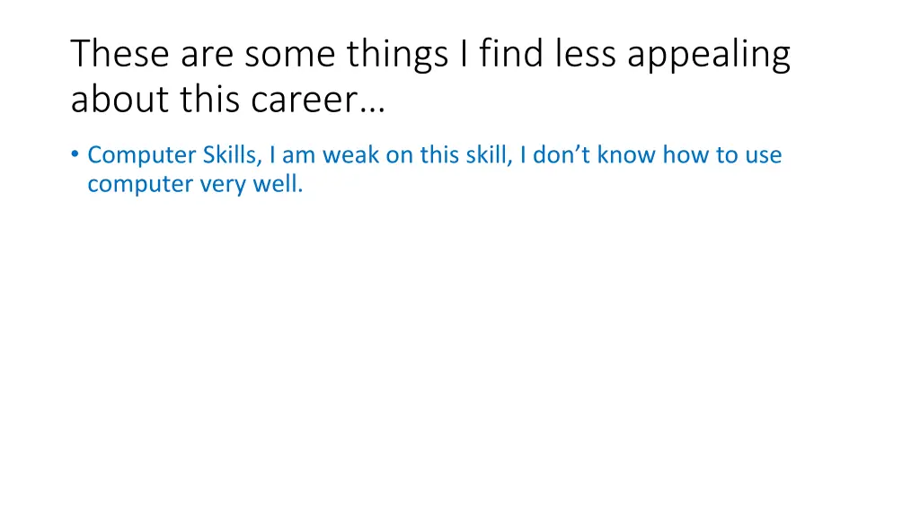 these are some things i find less appealing about