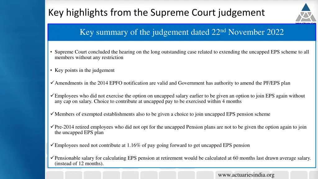 key highlights from the supreme court judgement