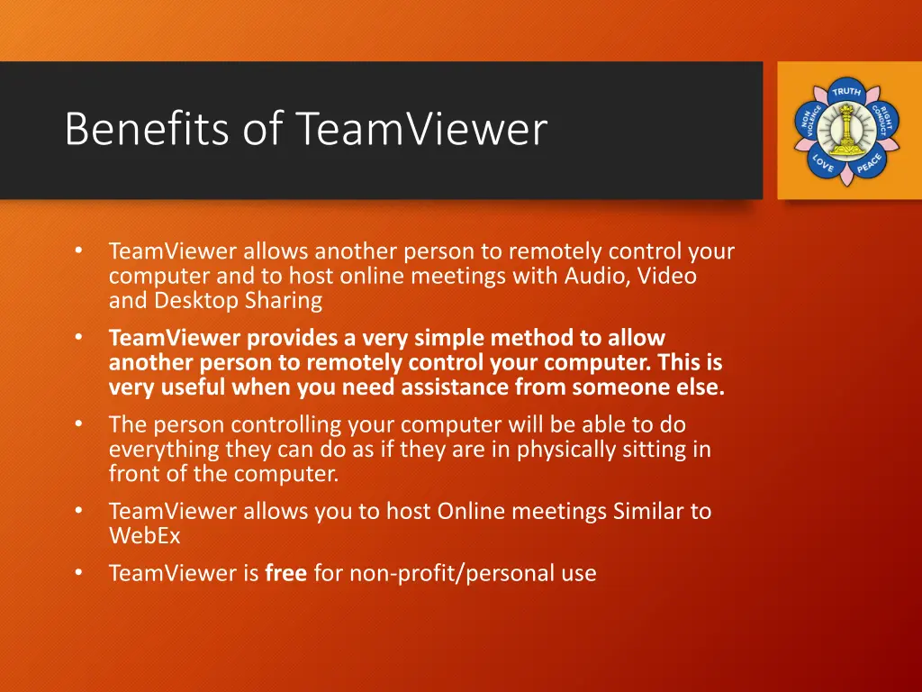 benefits of teamviewer