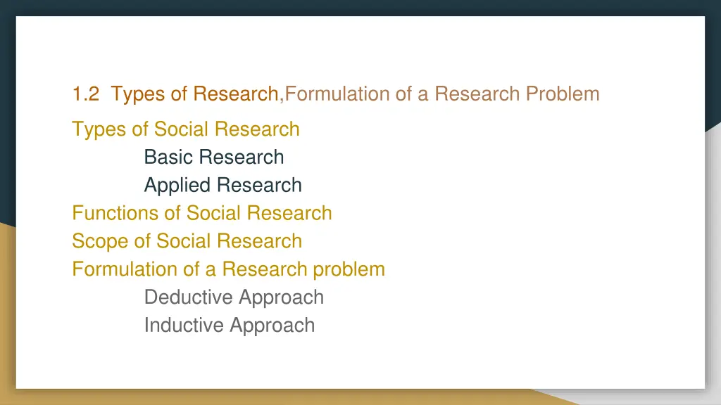 1 2 types of research formulation of a research