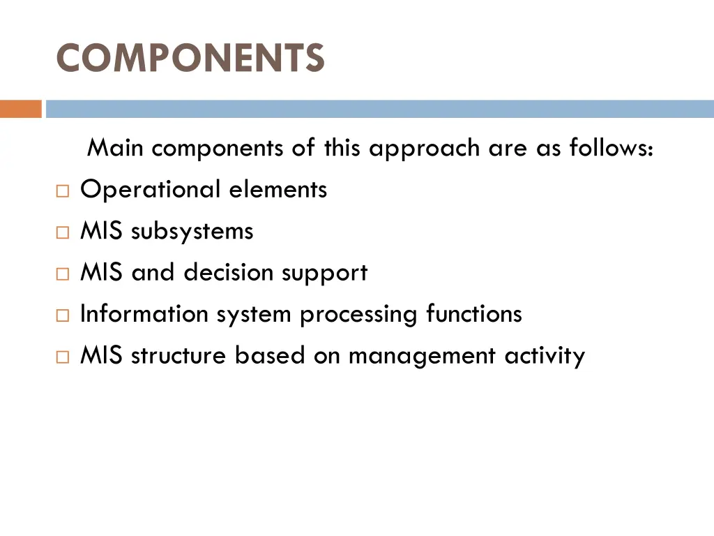components