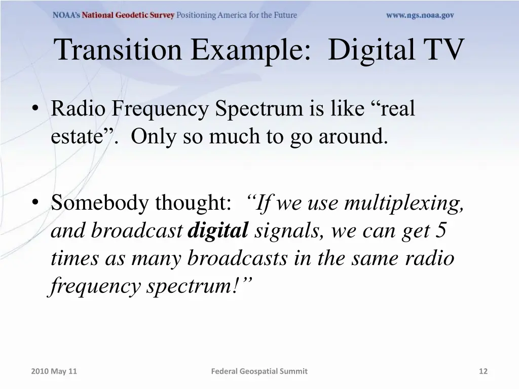 transition example digital tv