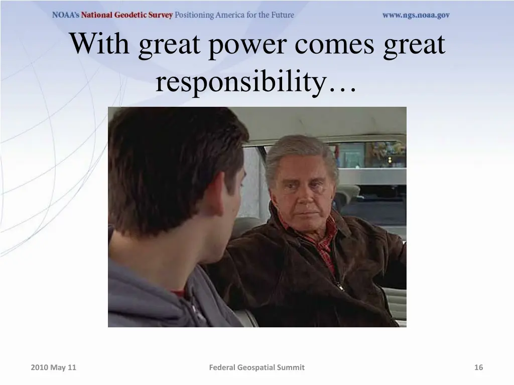 with great power comes great responsibility
