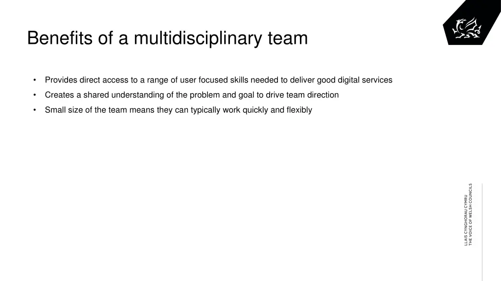 benefits of a multidisciplinary team
