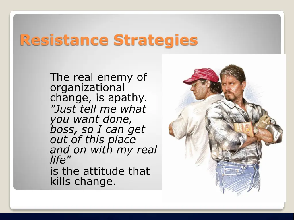 resistance strategies 1