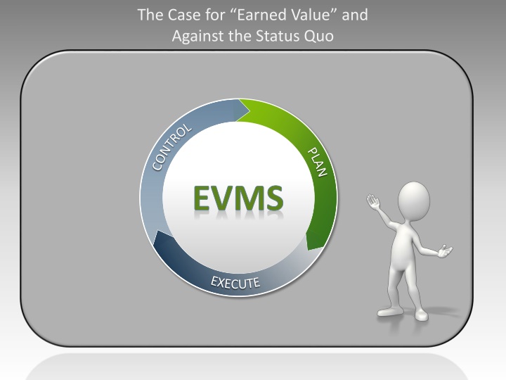 the case for earned value and against the status