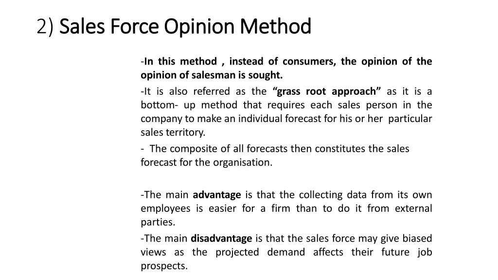 2 sales sales force
