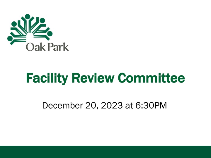 facility review committee facility review