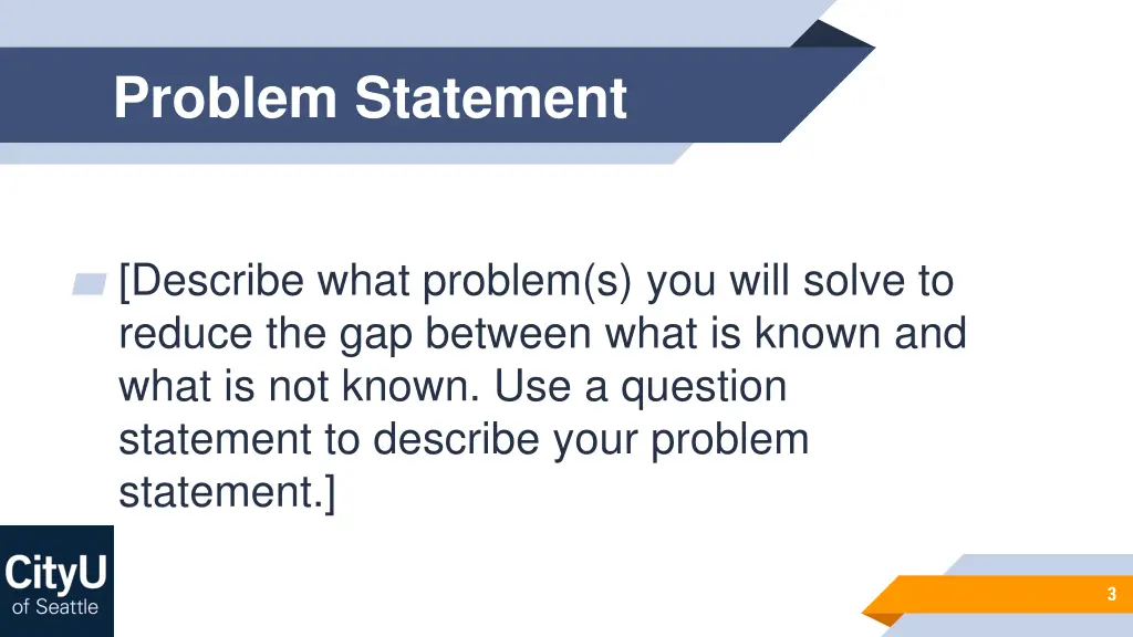 problem statement