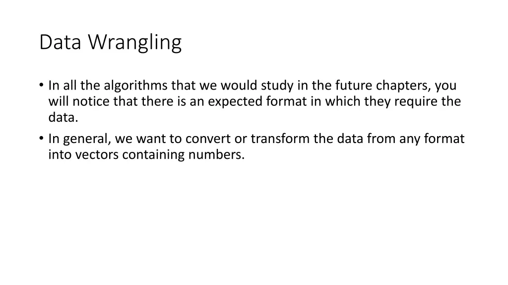 data wrangling