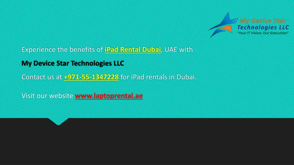 experience the benefits of ipad rental dubai
