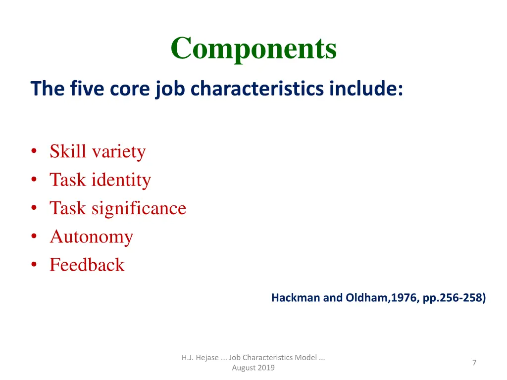 components
