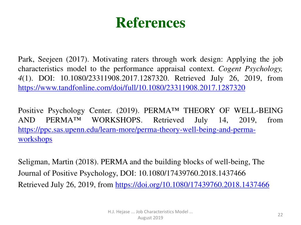 references 1