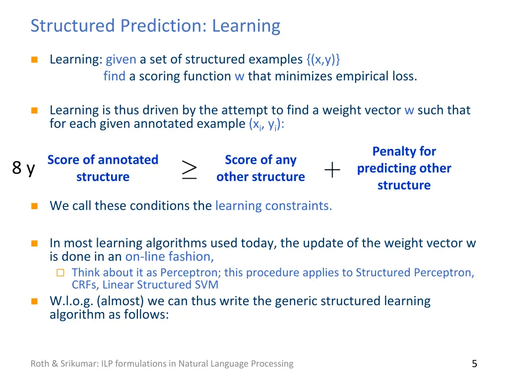 structured prediction learning 1