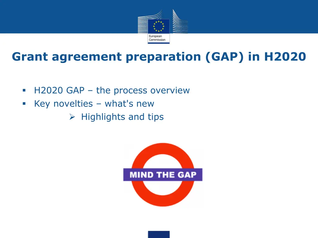 grant agreement preparation gap in h2020
