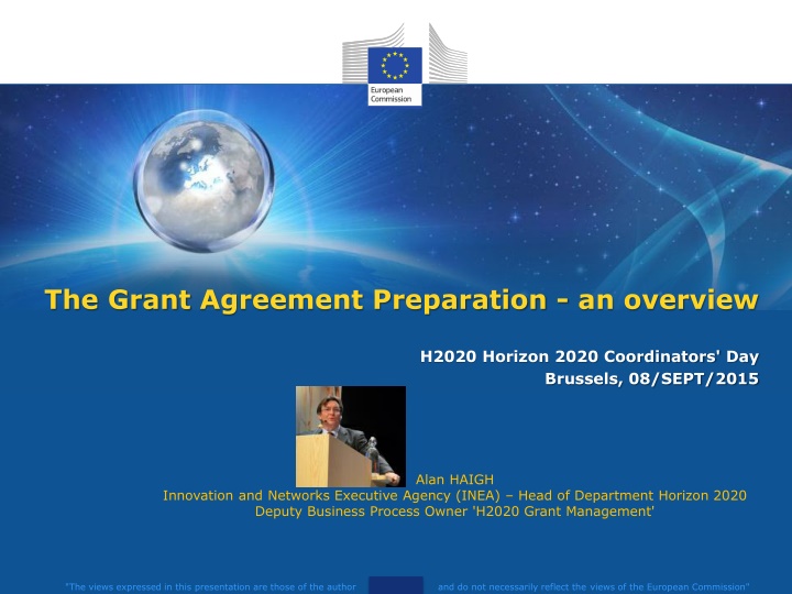the grant agreement preparation an overview