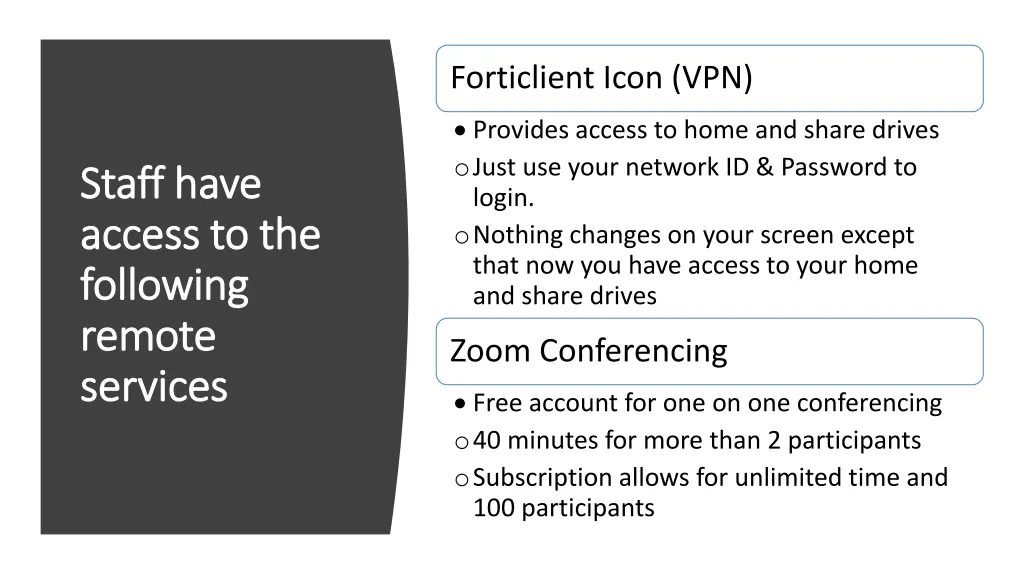 forticlient icon vpn provides access to home