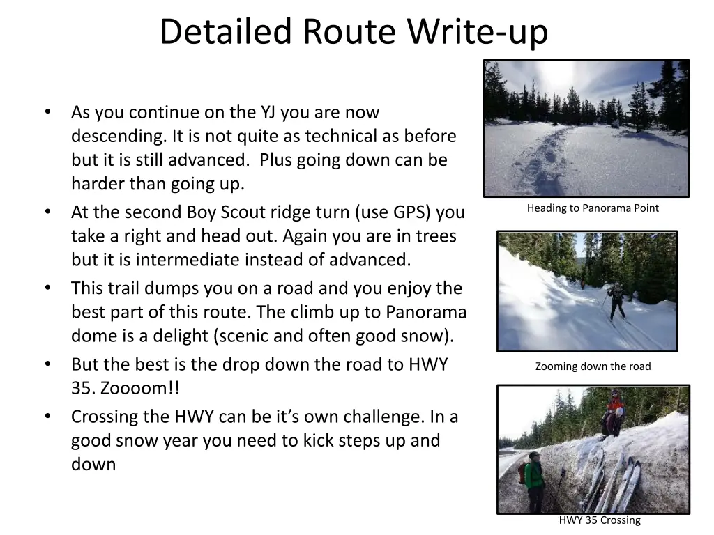 detailed route write up 1
