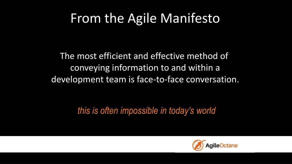 from the agile manifesto