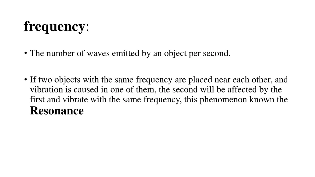 frequency