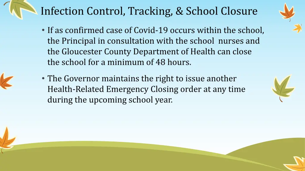 infection control tracking school closure 3